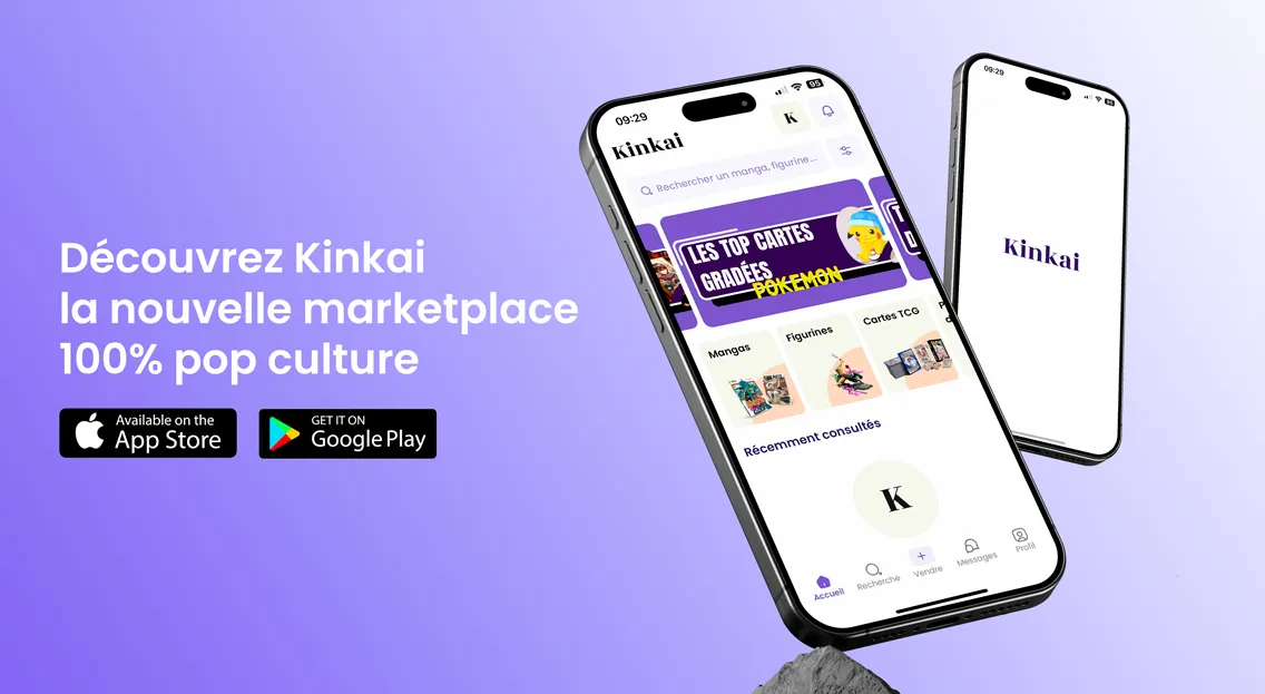Kinkai mock up, new pop culture marketplace